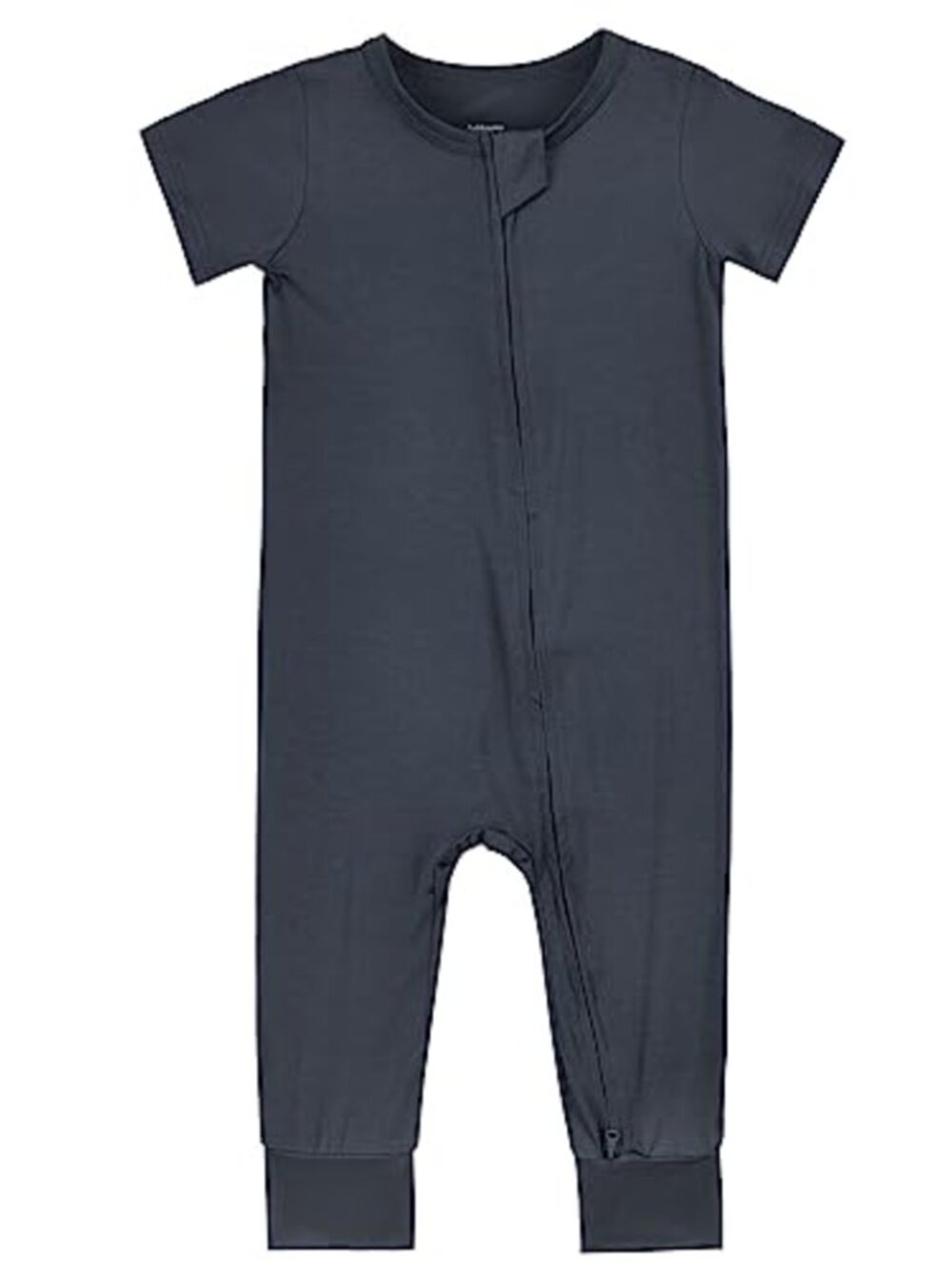 Baby Short Sleeve Romper Bamboo Rayon Pajamas Toddler Zip